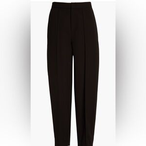 Vince pintucked tapered ankle trouser